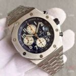 Swiss Audemars Piguet 3126 Fake Watch Blue Face Arabic markers